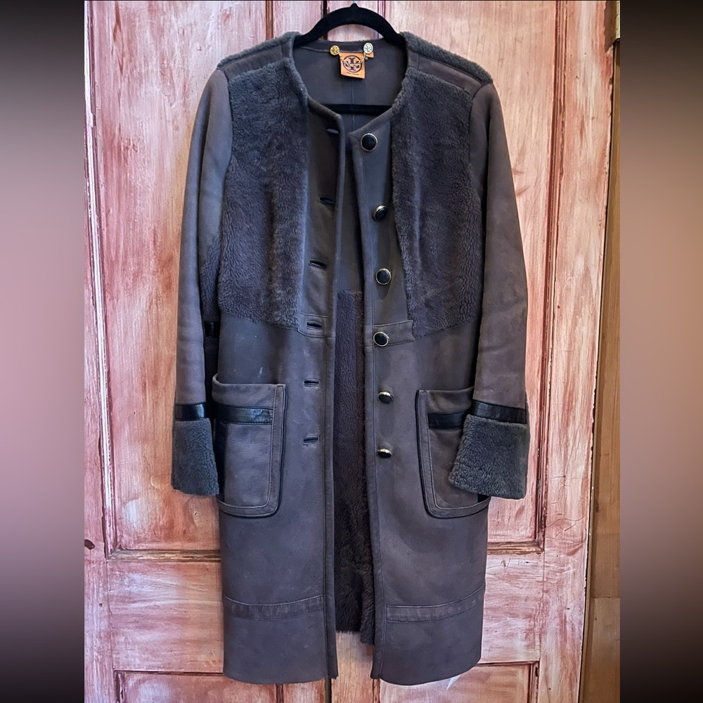 Tory Burch shearling coat